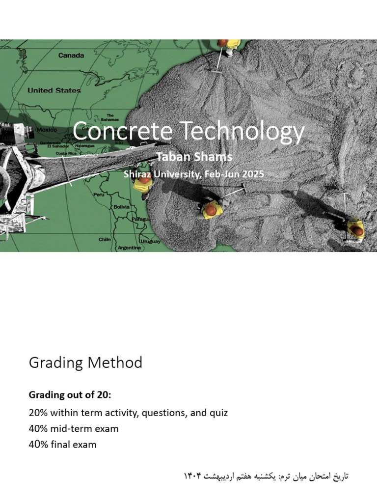 Concrete Tehnology - Session 1 | PDF | Concrete | Building Engineering