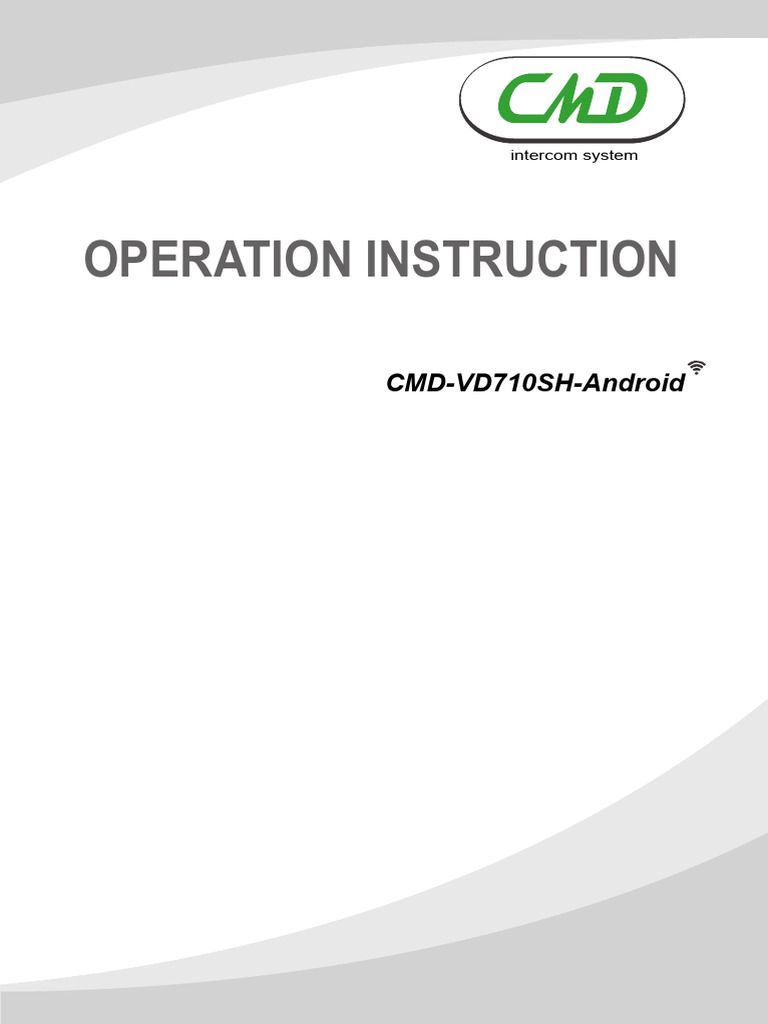 Mobile App Instructions for CMD Intercom | PDF | Mobile App | Graphical ...