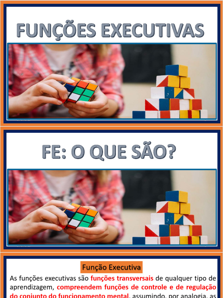 Funções Executivas: Habilidades Essenciais | PDF | Pensamento | Aprendizado