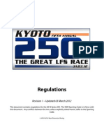 2012 Kyoto 250 Rules Book