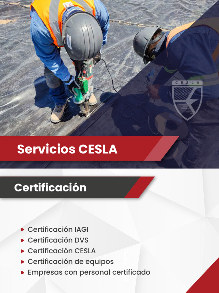 CESLA - Servicios | PDF | Soldadura | Construcción