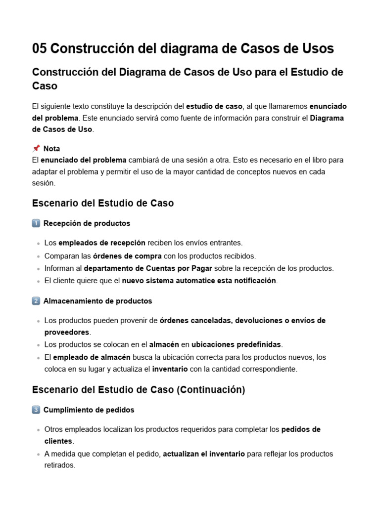 Diagrama de Casos de Uso: Guía Práctica | PDF | Caso de uso | Sistema