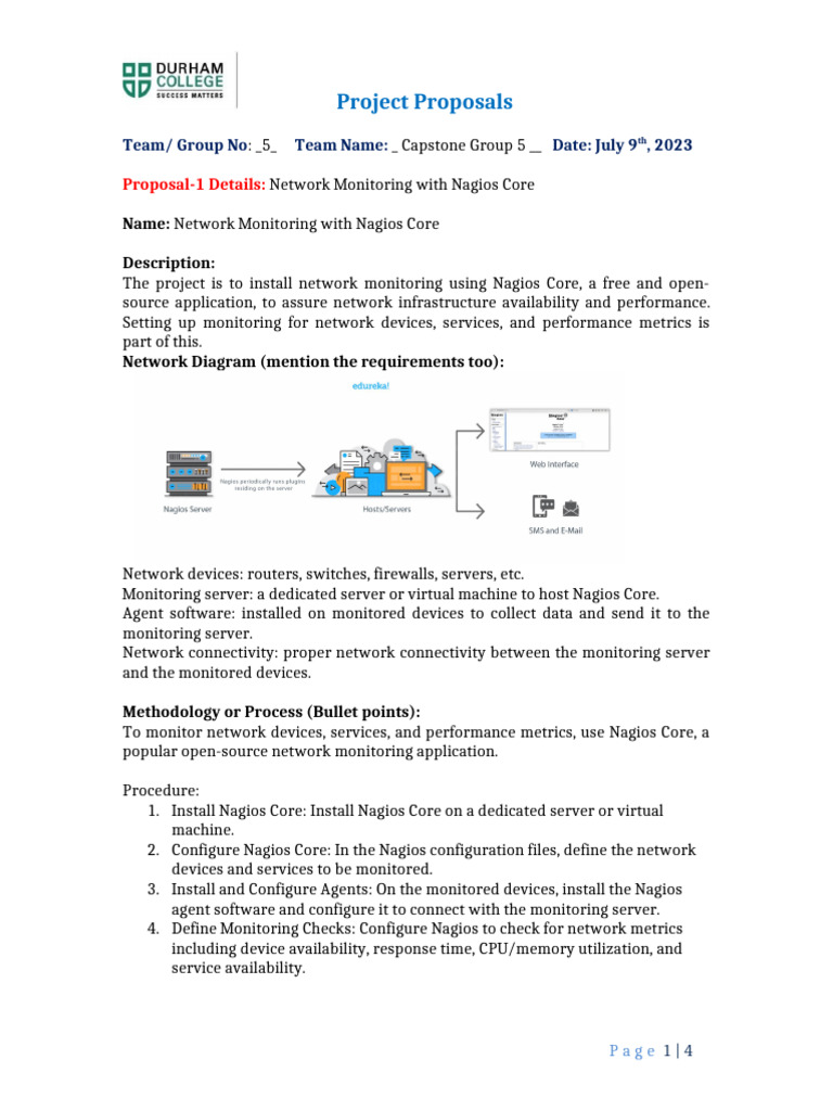 Inhalytix Network Monitoring Proposal | PDF | Computer Network | Security