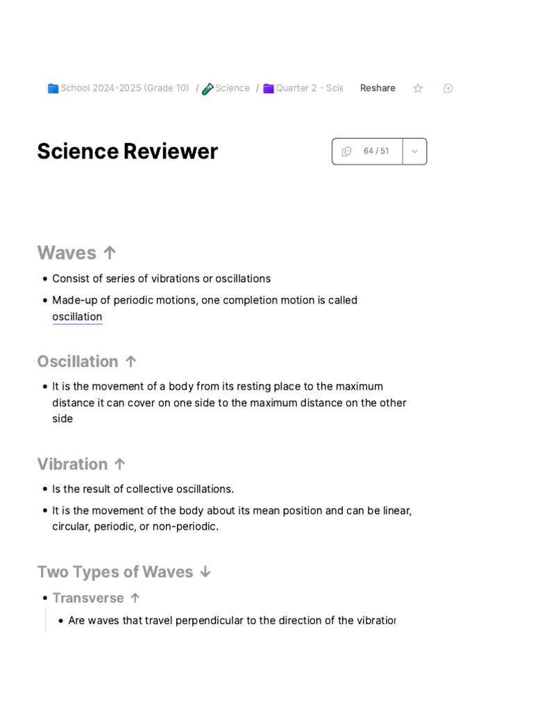 Science 2 | PDF | Waves | Optics