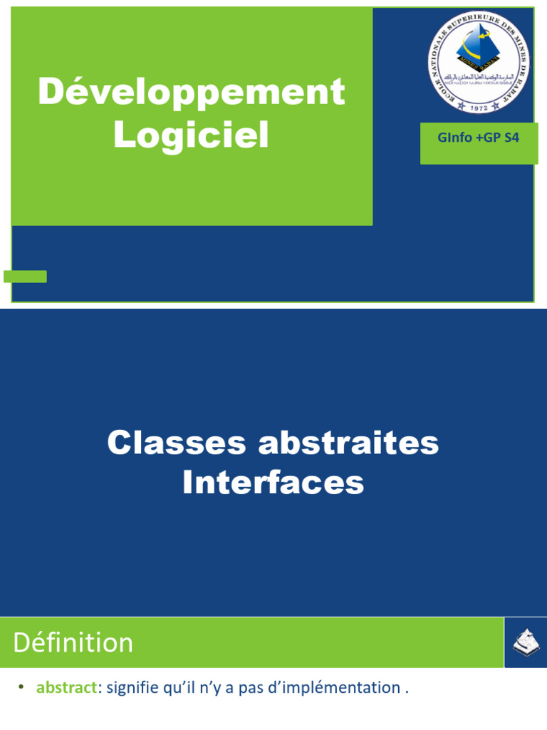 Classes Abstraites et Interfaces en Java | PDF | Classe (informatique ...