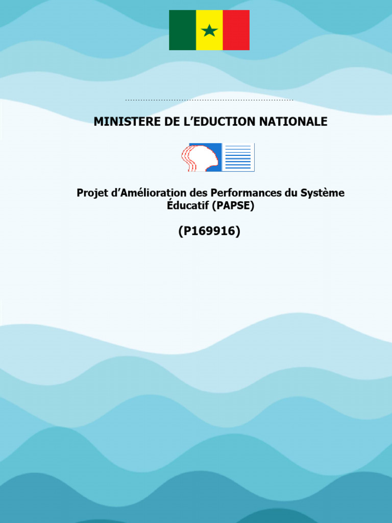 Plan de Mobilisation PAPSE Sénégal | PDF | Partie prenante ...