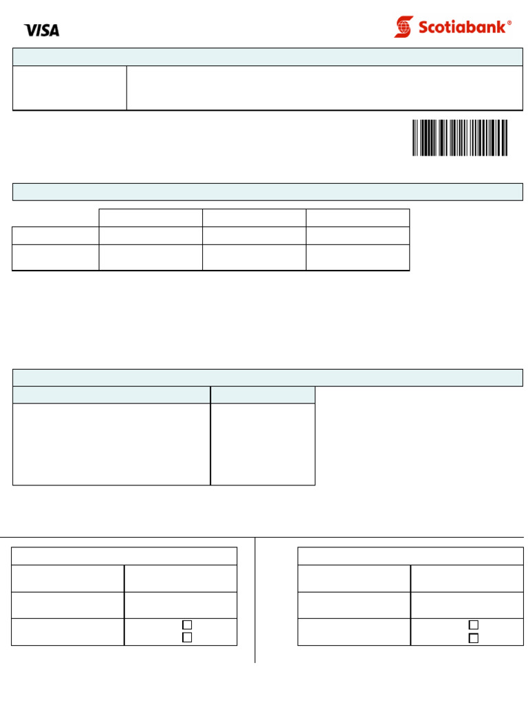 Estado de Movimientos Tarjeta Scotiabank | PDF | Tarjeta de crédito ...