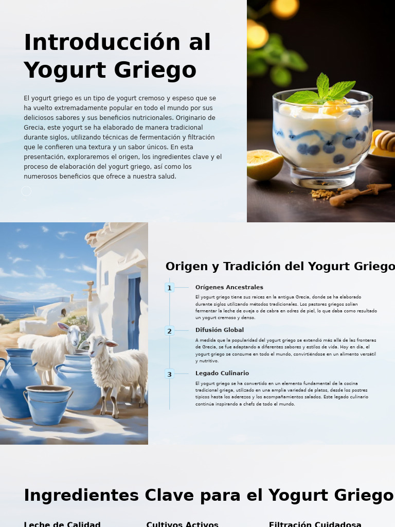 Beneficios y Proceso del Yogurt Griego | PDF | Yogur | Productos lácteos