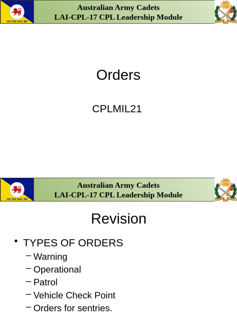 Understanding SMEAC in Orders | PDF