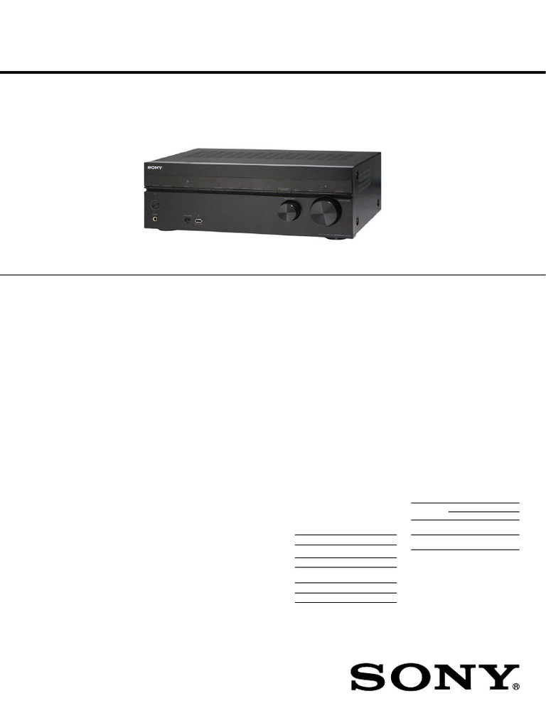 Manuale Sony STR-DH750 (Italiano - 68 pagine