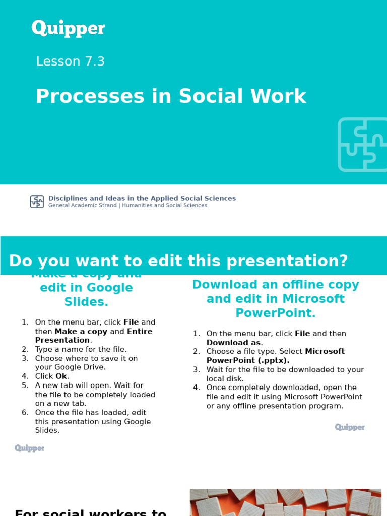 Social Work Processes and Methods Explained | PDF | Social Work ...