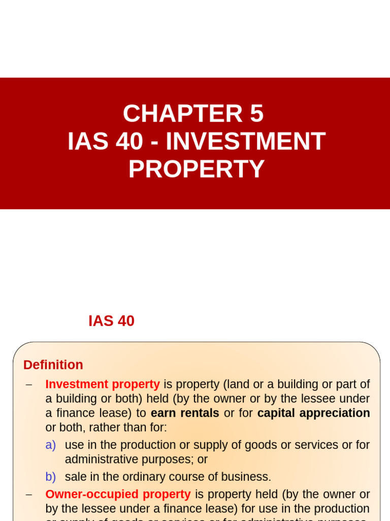 Fa1.5 Ias 40 Investment Property | PDF | Fair Value | Investing