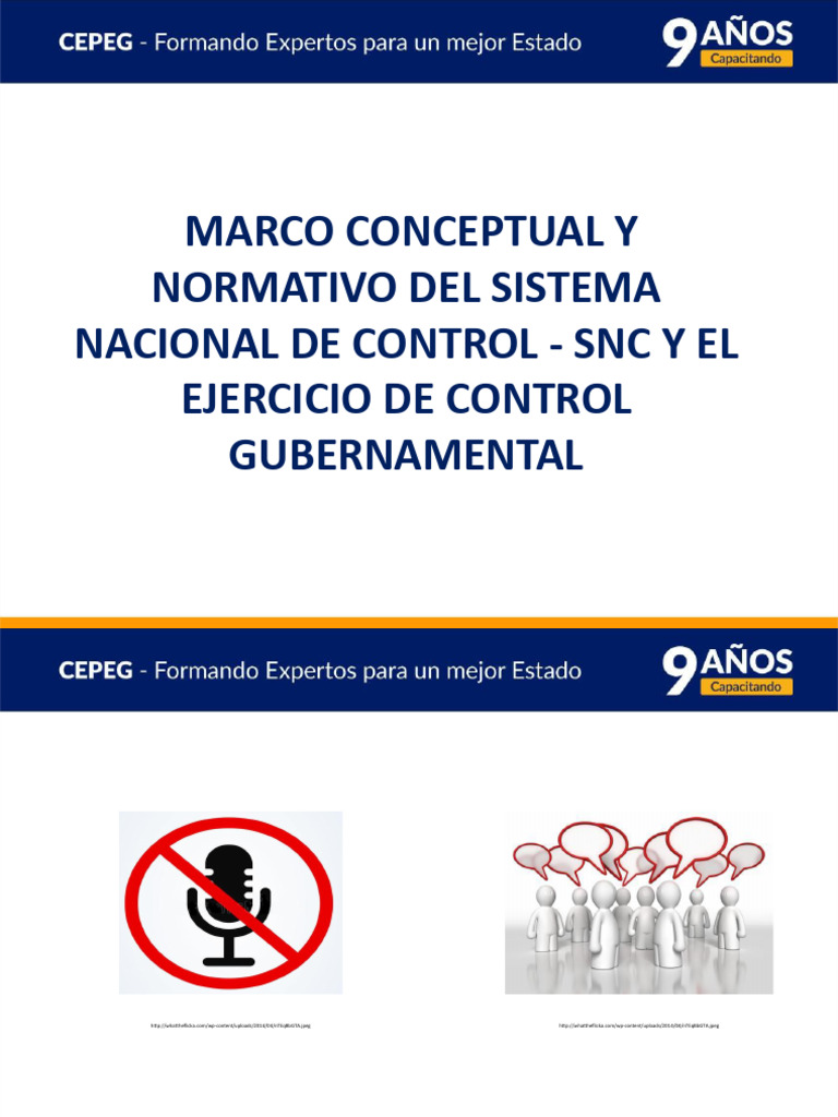 Marco Normativo del Control Gubernamental | PDF | Auditoría | Servicio ...