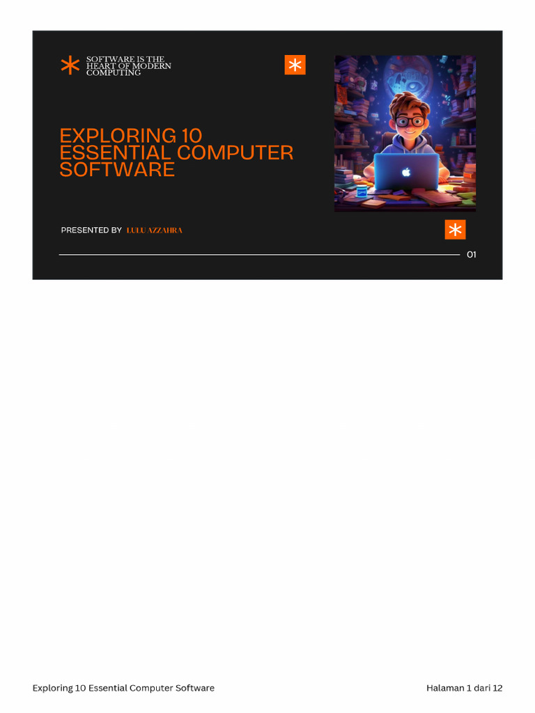 Exploring 10 Essential Computer Software - 20250222 - 161816 - 0000 | PDF