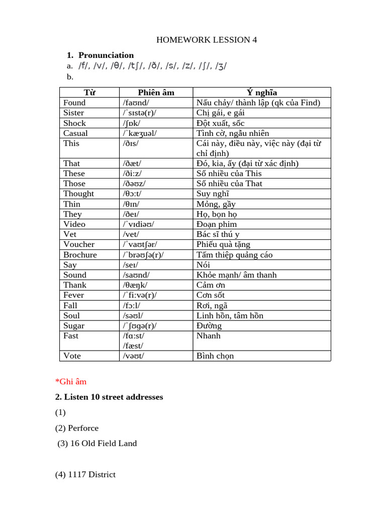 Homework Lession 4 | PDF