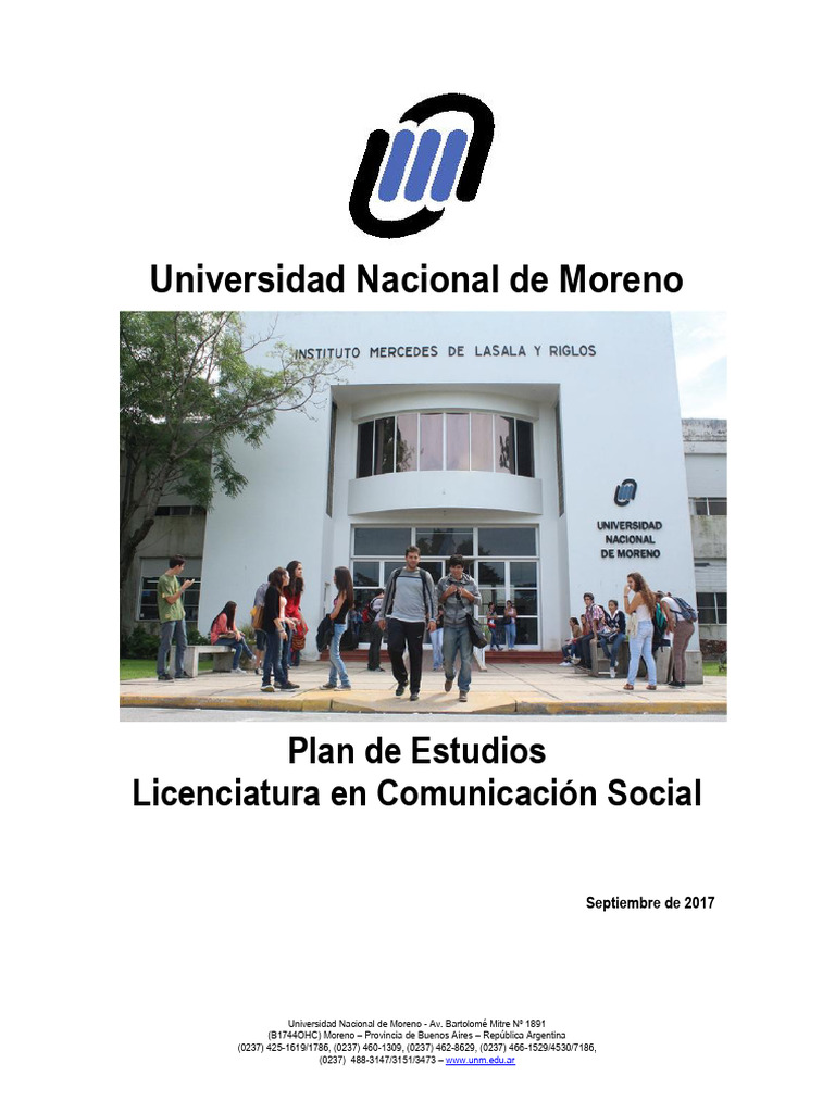 Plan de Estudios Lic. en Comunicación Social | PDF | Lingüística ...