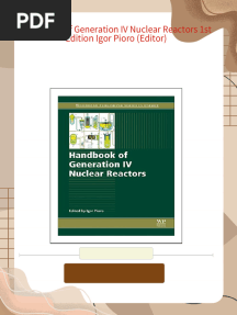 Handbook of Generation IV Nuclear Reactors 1st Edition Igor Pioro (Editor) - The latest updated ebook is now available for download