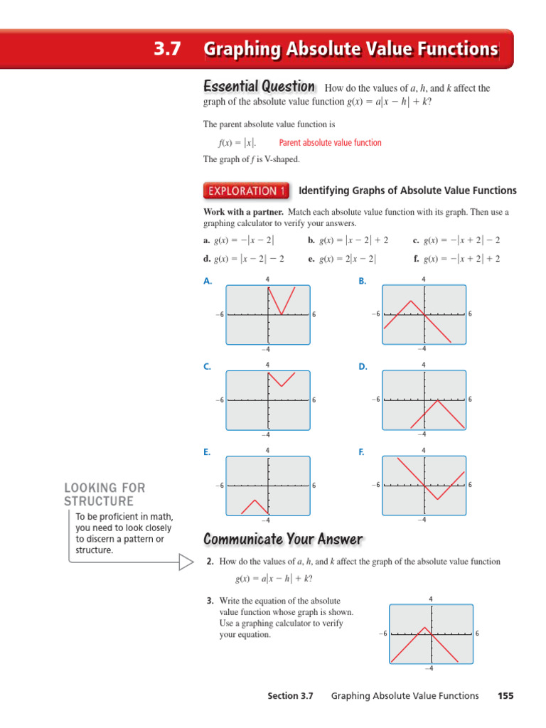 Alg 3.7 BI TB | PDF | Function (Mathematics) | Cartesian Coordinate System