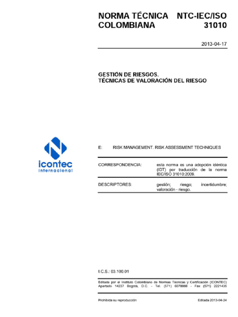 Iso Iec 31010 2009 Pdf Version En Fr – GUMRE