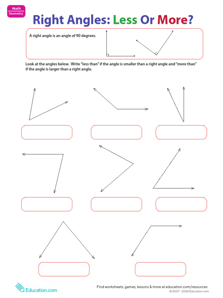 Right Angles Less or More | PDF