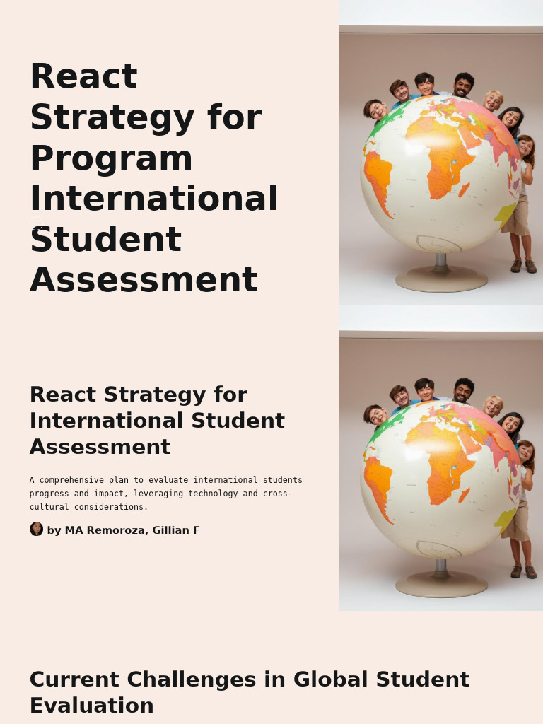 React Strategy For International Student Assessment | PDF | Educational ...