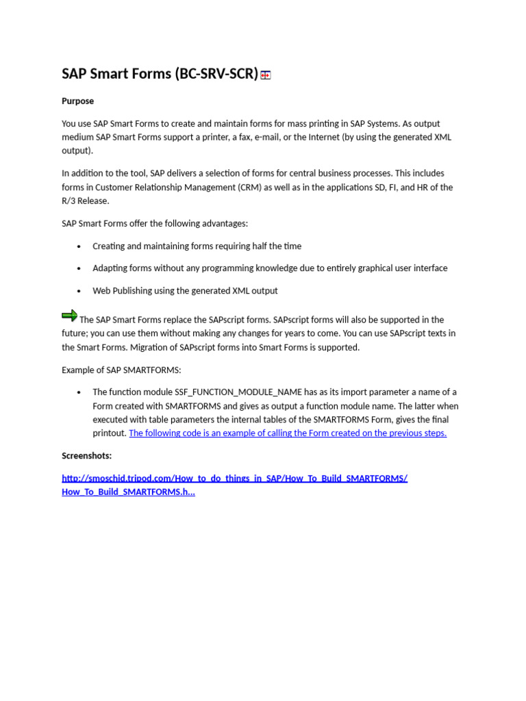SAP Smart Forms | PDF | Software Development | Software Engineering