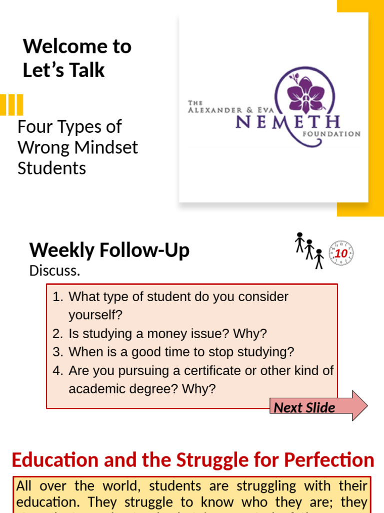 Four Wrong Mind Set Students | PDF | Social Psychology | Psychological ...