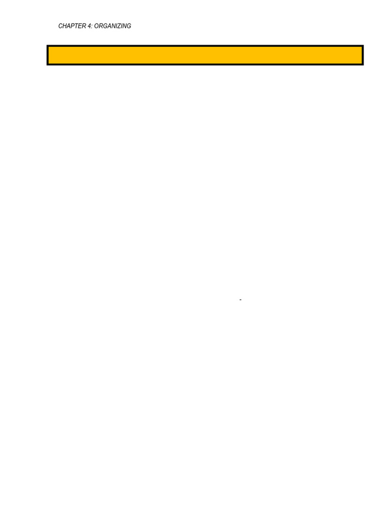 Lecture Notes Chapter 4 | PDF | Organizational Structure | Employment