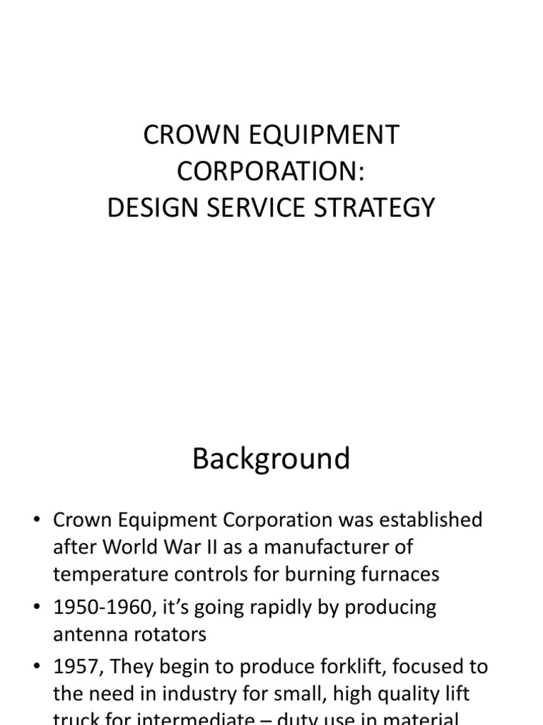 Crown Equipment Corporation PDF Industries Business