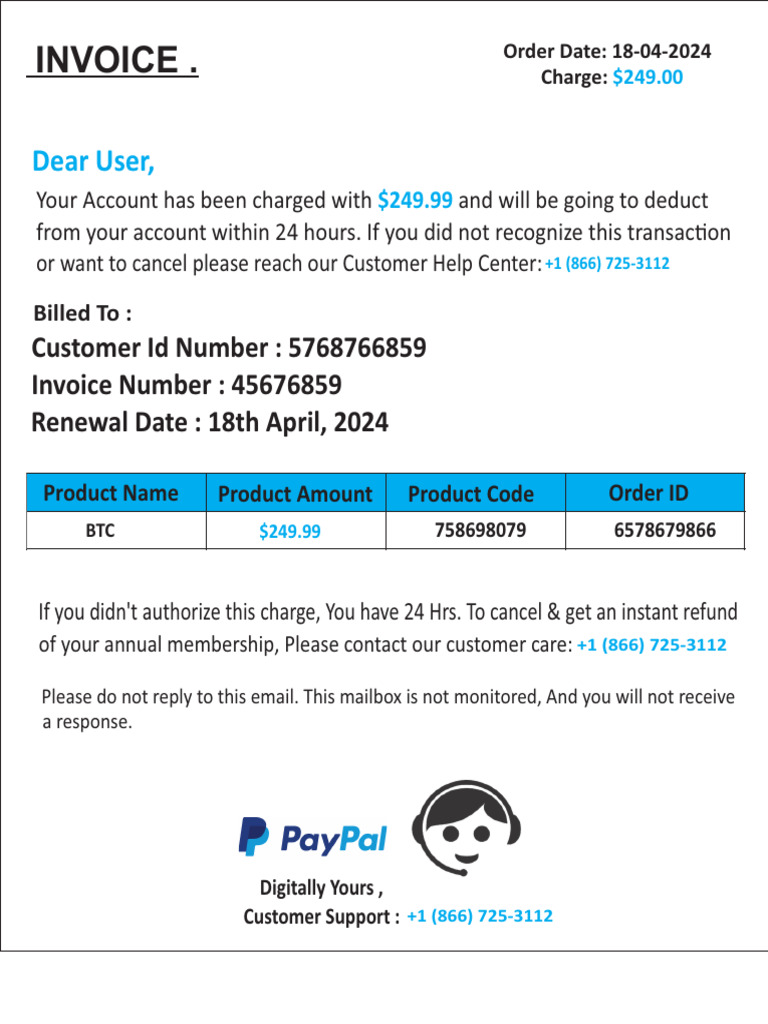 Invoice .: Dear User | PDF