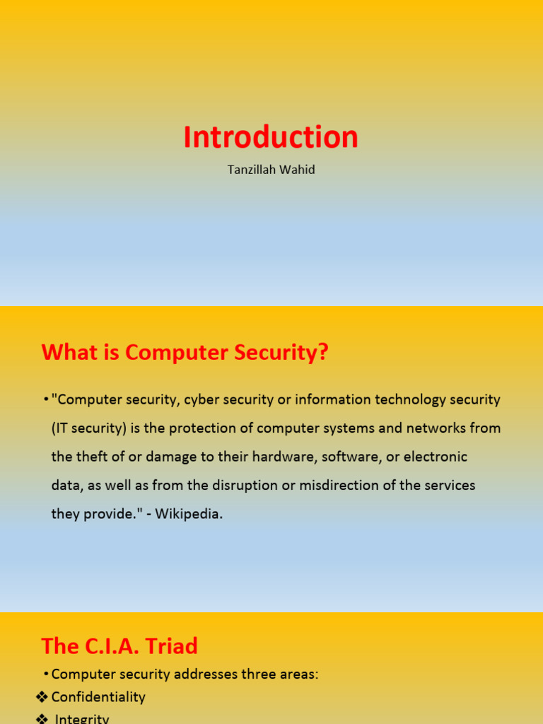 Understanding Computer Security Basics | PDF | Malware | Computer Security