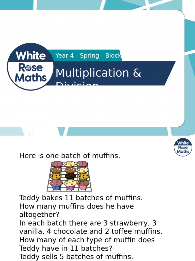 Year 4 Spring Maths: Multiplication & Division | PDF | Multiplication ...