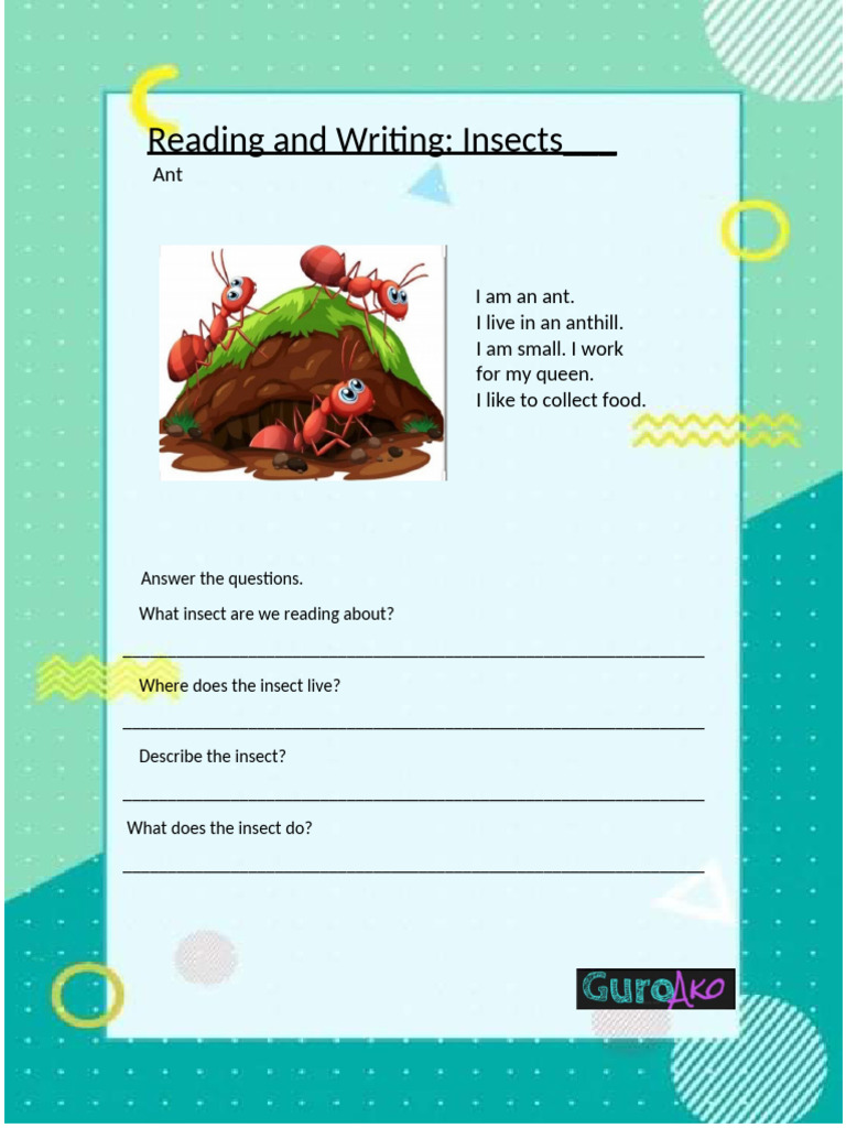 Insect Facts: Ants for Kids | PDF