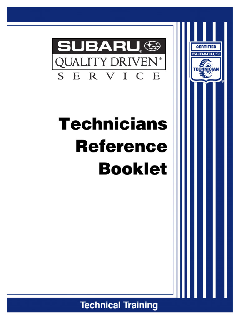 2003 Subaru Forester Technician Guide | PDF | Airbag | Automotive ...