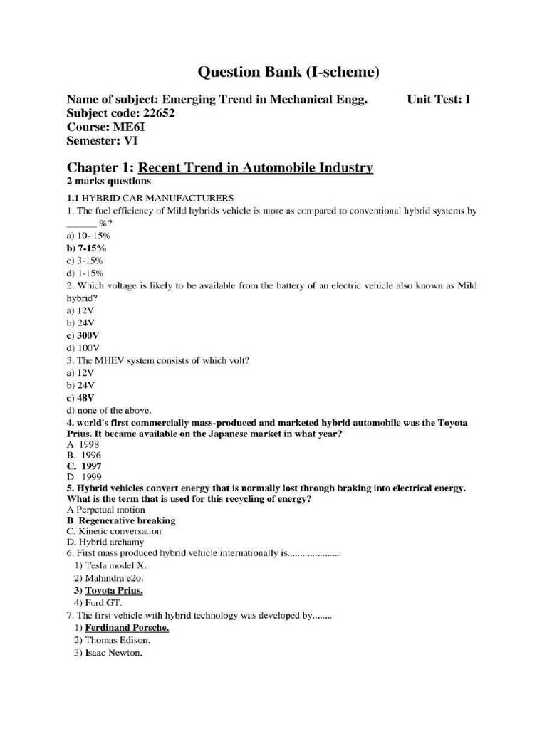 ETM Question Bank Saad Unit Test First | PDF
