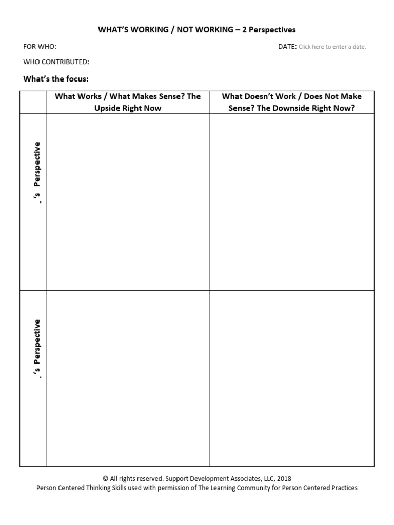 Person-Centered Thinking Insights | PDF
