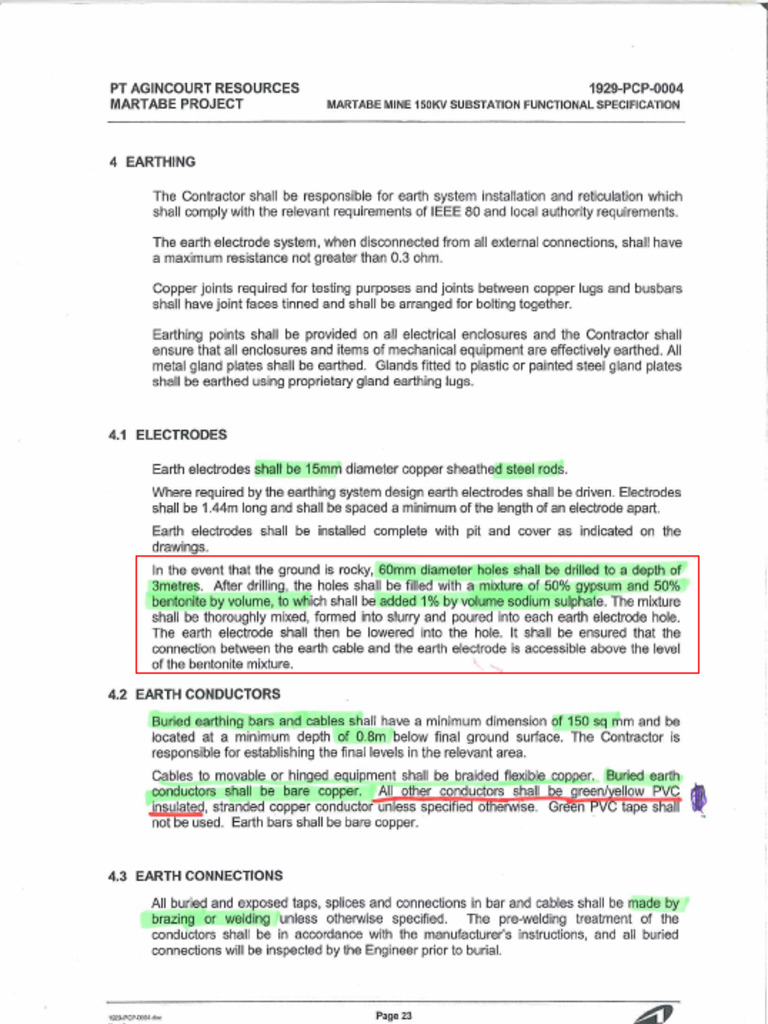 Contract Earthing MTM | PDF