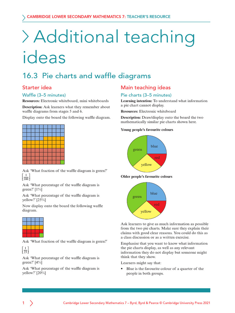 Understanding Pie Charts in Math | PDF | Pie Chart | Mathematics