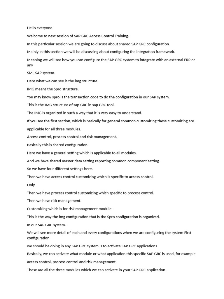 SAP GRC Access Control Configuration Guide | PDF | Software ...