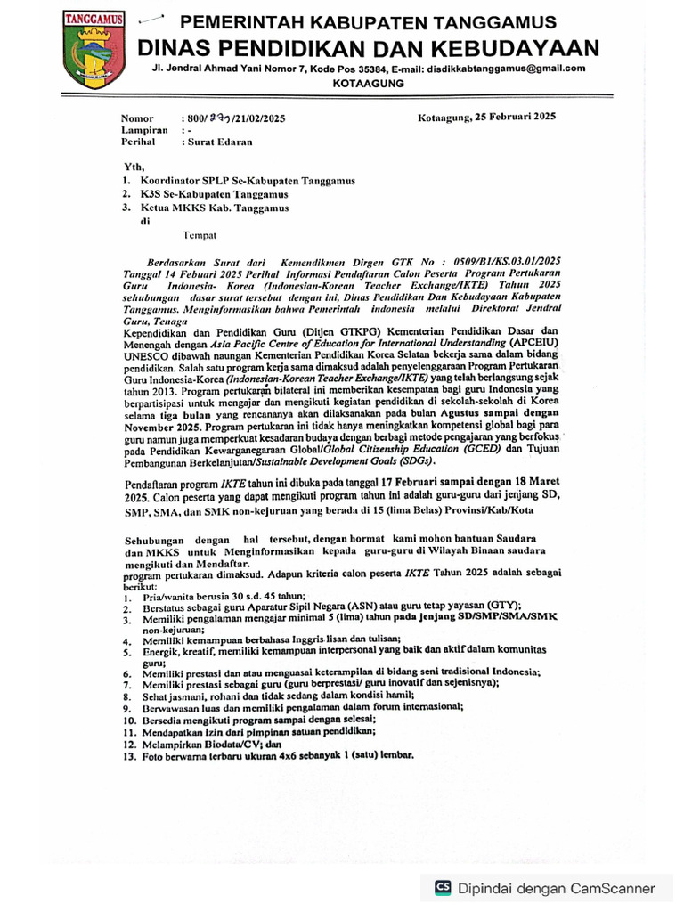 Surat Edaran | PDF
