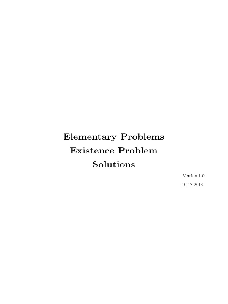 3.2 Existence Problem (Sol) 1.0 | PDF | Vertex (Geometry) | Matrix ...