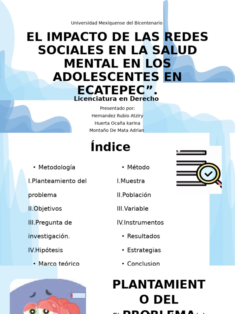 Impacto de Redes Sociales en Adolescentes | PDF | Adolescencia ...