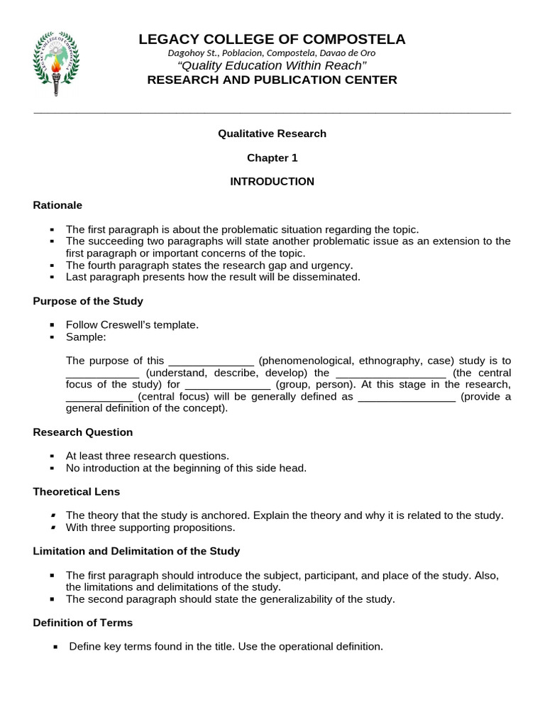 LCC-QUALI-UPDATED-FORMAT | PDF | Qualitative Research | Methodology