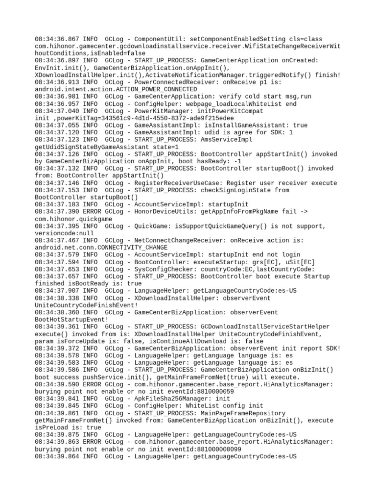 GameCenter Application Startup Log | PDF | Hypertext Transfer Protocol ...