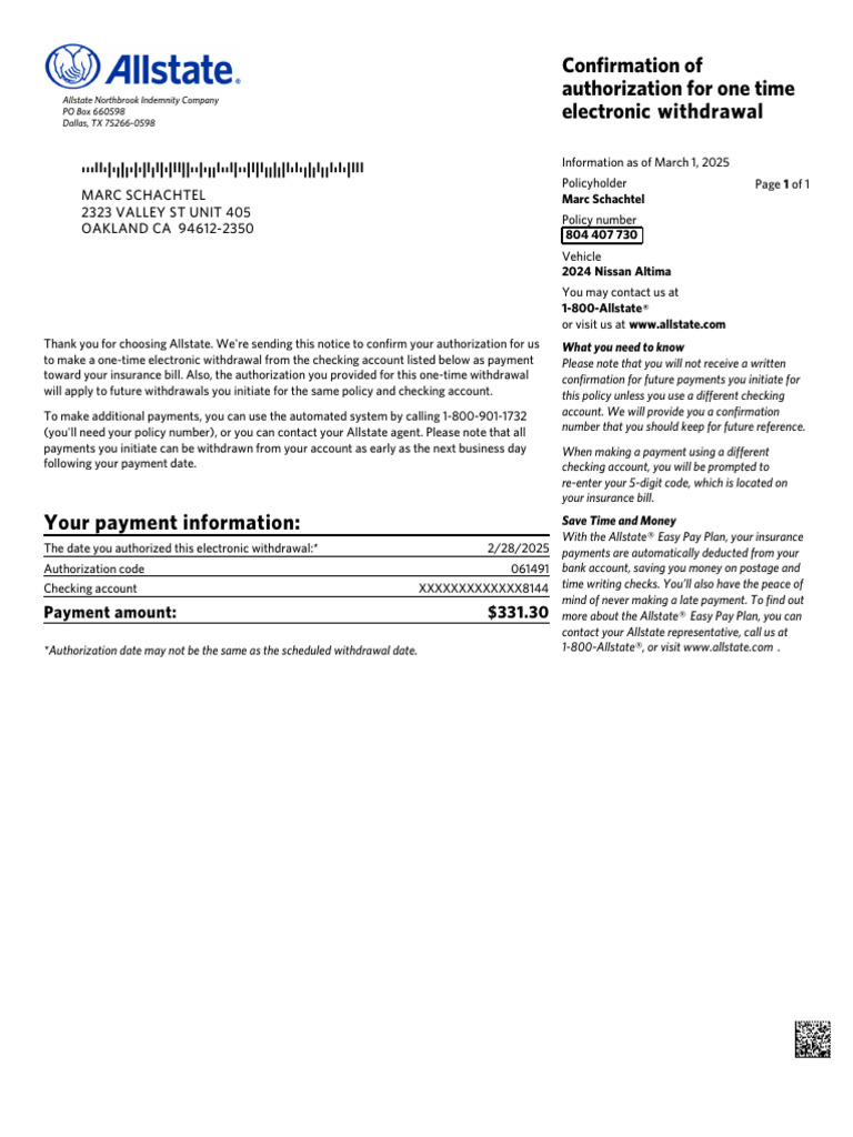 Allstate Insurance Temmpp | PDF | Insurance | Allstate