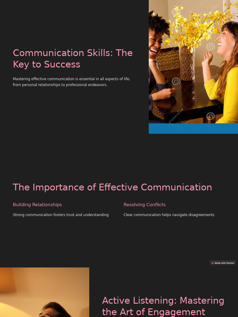 Mastering Effective Communication Skills | PDF