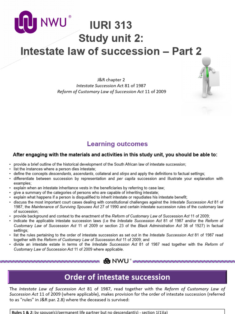 IURI+313+-+2023+-+Study+unit+2_Part+2_eFundi | PDF | Common Law | Justice