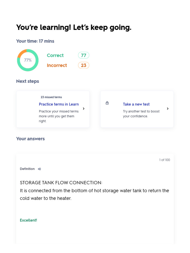Practical Problem in Plumbing 1 - Quizlet | PDF | Pump | Water Heating