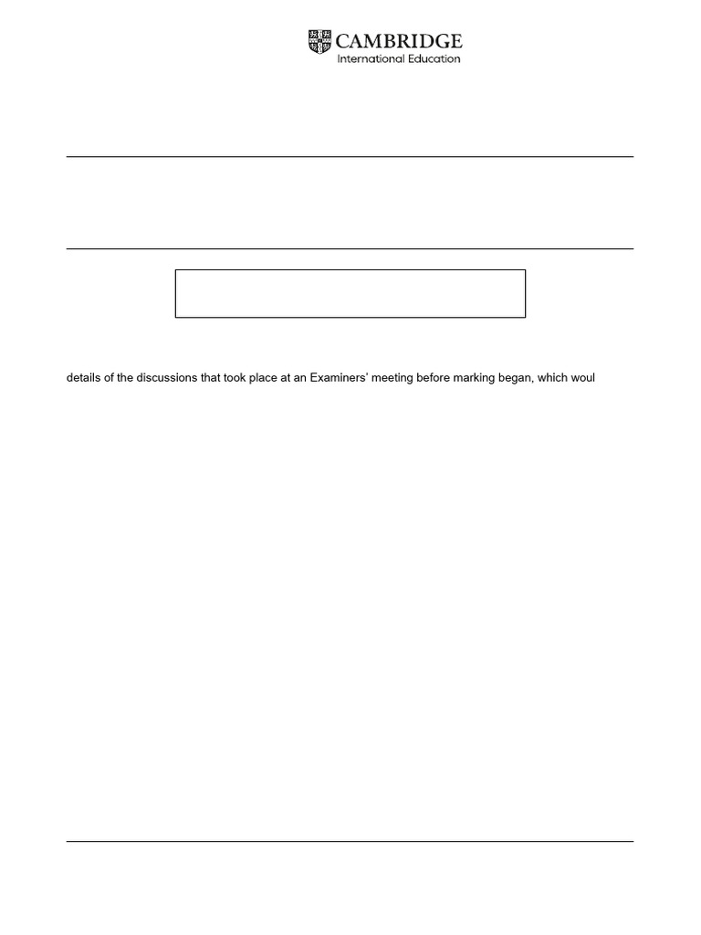 A Level IT Mark Scheme 9626/02 2024 | PDF | Question