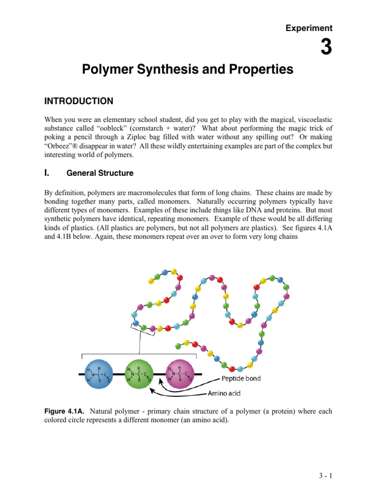 Polymers+%233+F22 | PDF | Materials Science | Molecules